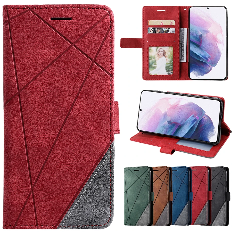 

Кожаный чехол для Samsung Galaxy S21 S20 FE S10 S9 S8 Plus Note 9 10 Pro 20 Ultra S7 Edge A6 A7 A8 2018