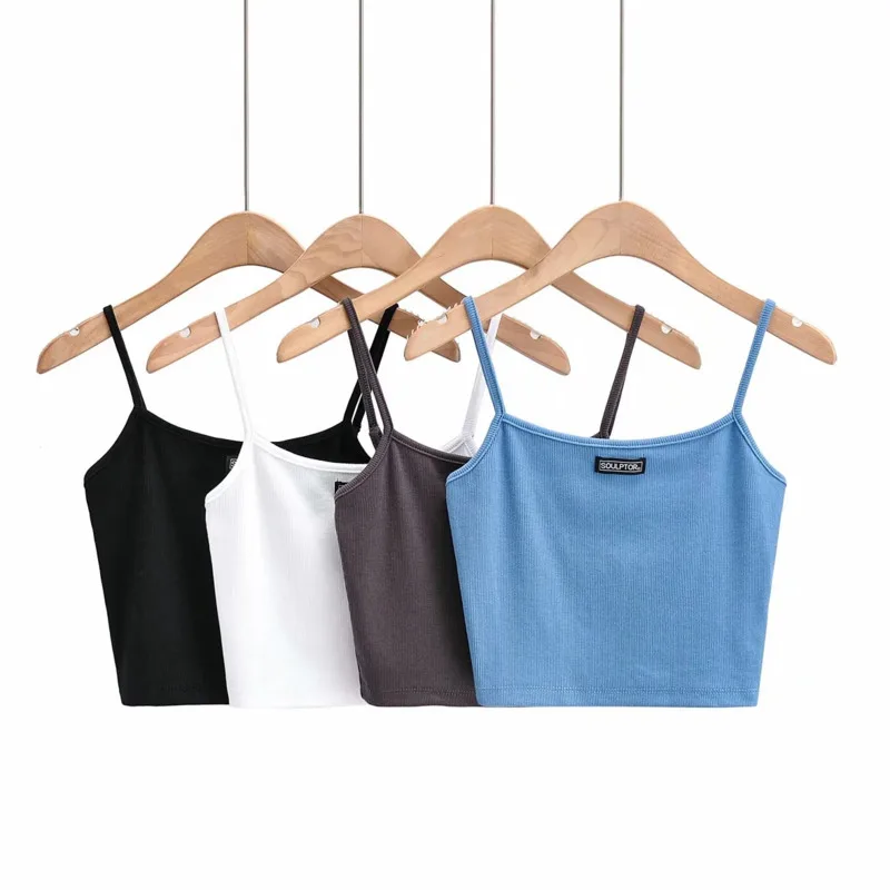 Женский летний топ на бретельках в Корейском стиле новинка 2021 - Цена: 0