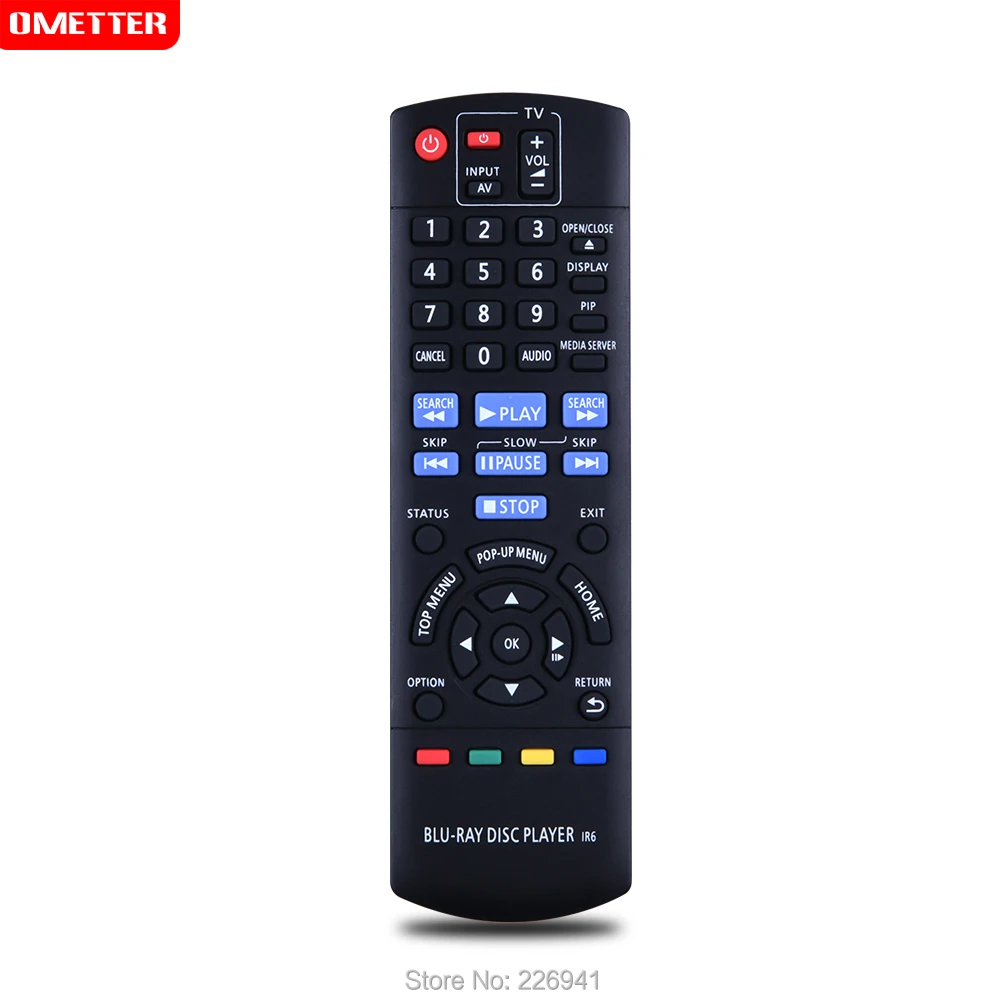 N2QAYB000577 IR6 Remote Control use for panasonic blue-ray disc player DMP-BD75EB DMP-BD75 remoto controller controle teleconman |