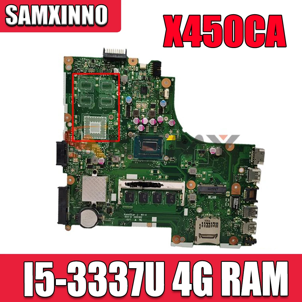 

Материнская плата для ноутбука X450CA X450CC CPU I5-3337U RAM 4G 100% ТЕСТ ОК