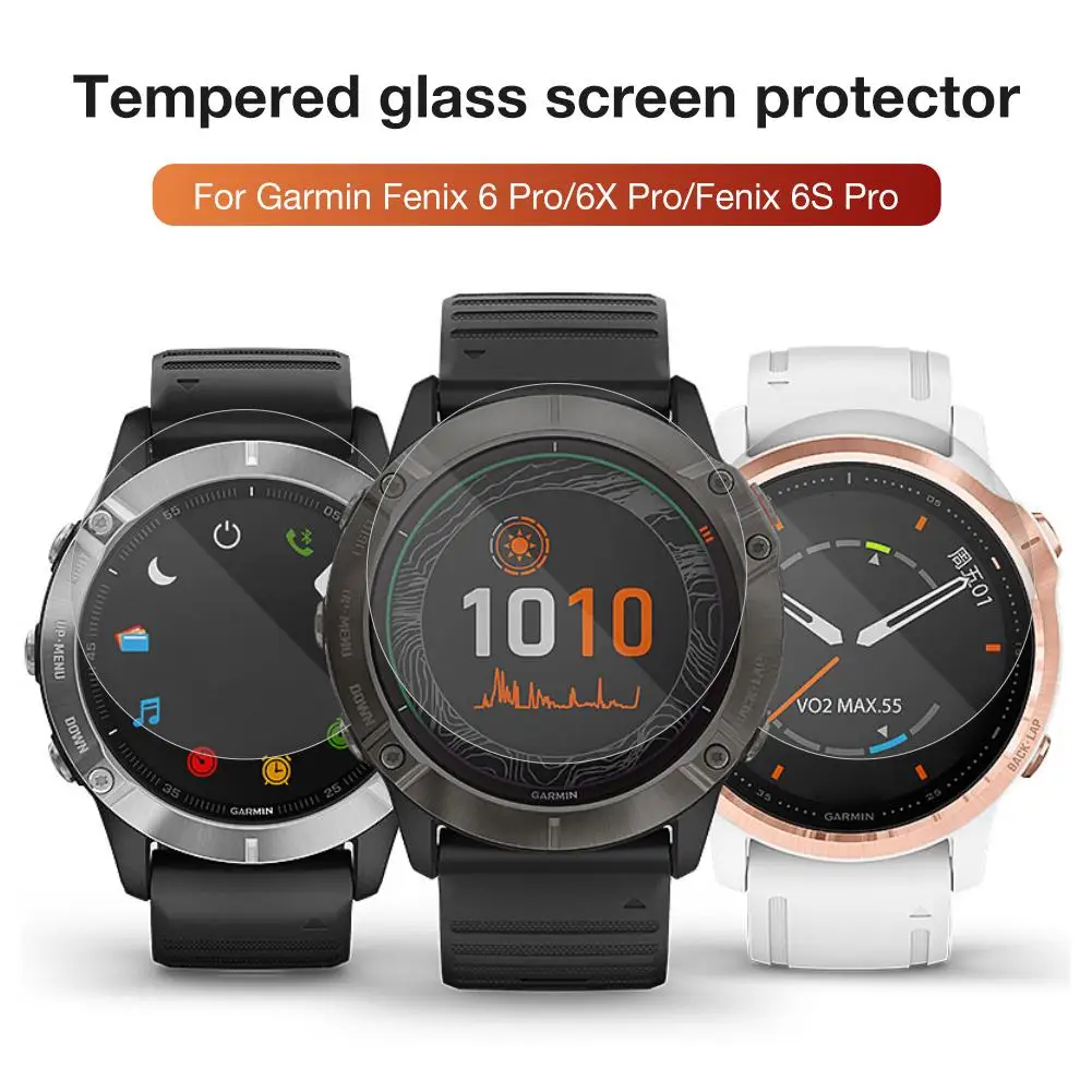 Защитная пленка из закаленного стекла для смарт-часов Garmin Fenix 5 5Plus 6 6s 6x Pro Sloar 2/3/5