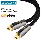 Коаксиальный кабель SPDIF Dolby 7,1, звуковая панель 5,1, цифровой оптический аудиокабель Toslink, оптоволоконный кабель для усилителей, плееров, Xbox 360