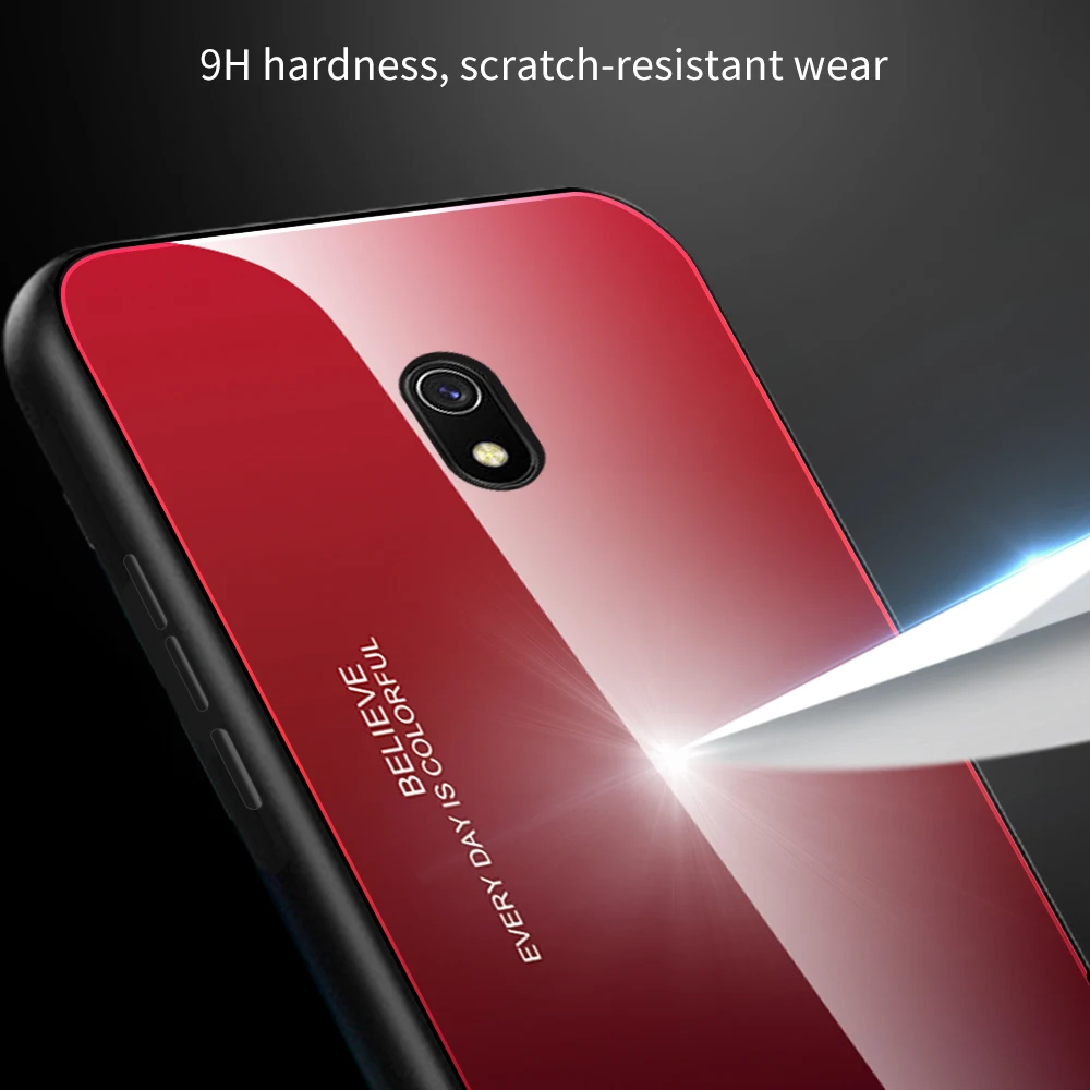 Чехол для Xiaomi Redmi note 7 Pro Note7 с градиентным стеклом задняя крышка 4X 4 5A 5 6 pro чехол