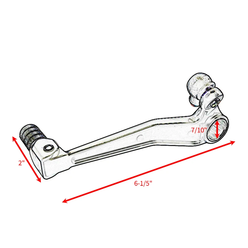 

Motorcycle Aluminum Gear Shift Shifter Lever Pedal For SUZUKI KATANA GSX600 1992-1993, KATANA GSX750 1991 1992 1993 1994 1995