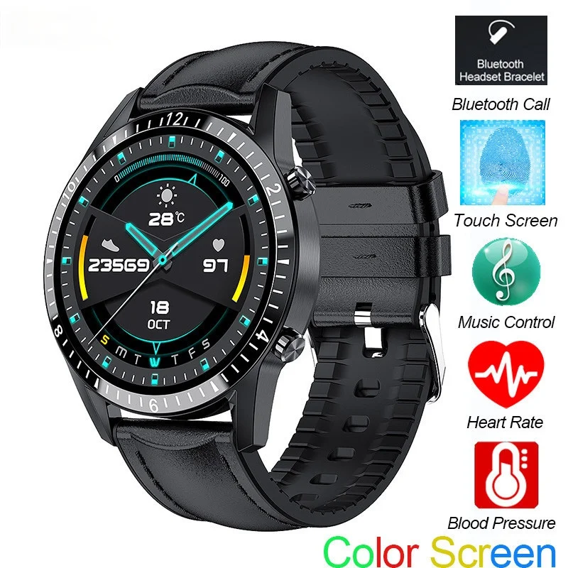 

Smart Watch I9 Touch Screen Bluetooth Hand Free Smartwatch Men Women Fitness Tracker Heart Rate Call Message Music Band