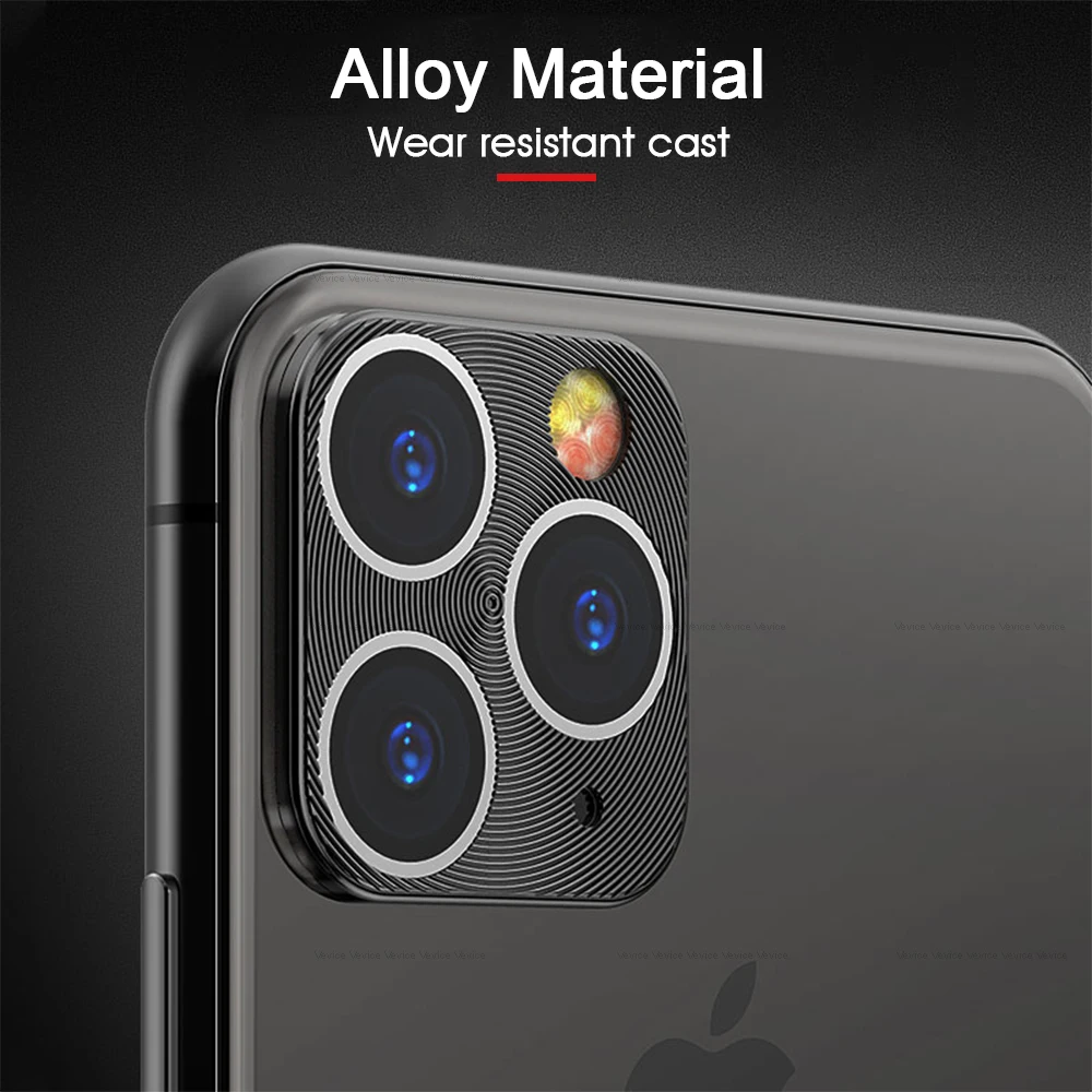 Металлическое кольцо для объектива задней камеры iPhone 11 Pro XS Max XR X 7 8 защитный чехол