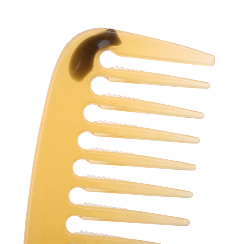 1 шт. желтая профессиональная расческа для волос без статического ухода за