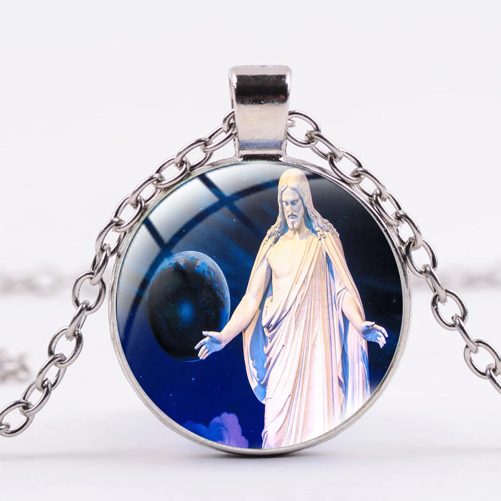 Ожерелье с кабошоном из стекла 5 цветов | Украшения и аксессуары