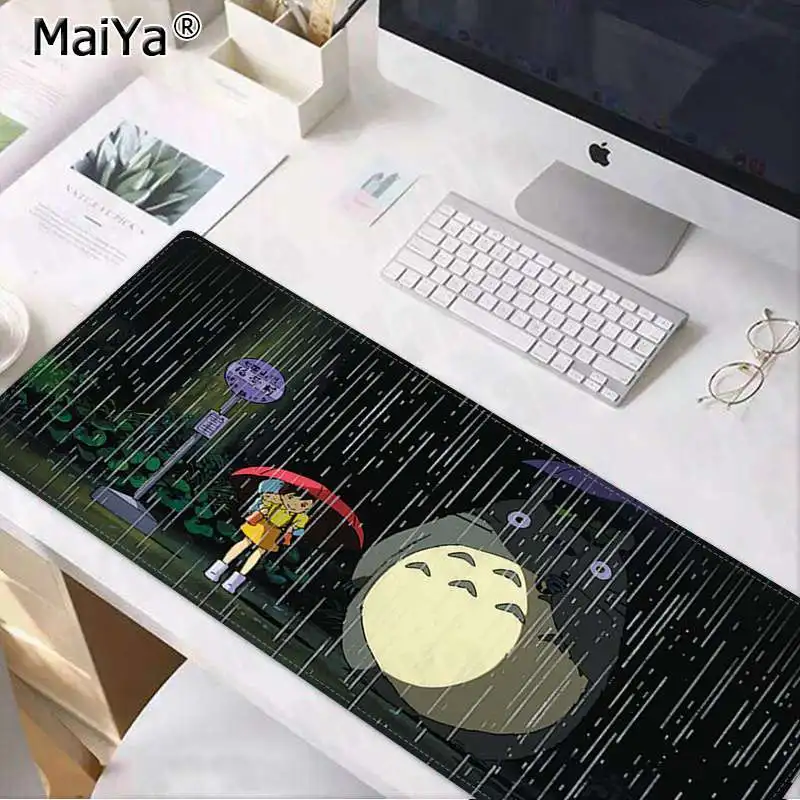 

Maiya anime Totoro and friends Gamer Speed Mice Retail Small Rubber Mousepad Free Shipping Large Mouse Pad Keyboards Mat