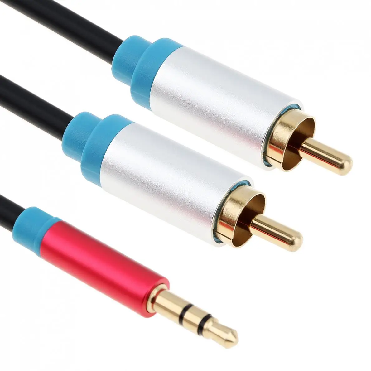DiGiYes 3 м/9 84 фута RCA кабель HiFi стерео 2RCA до 5 мм аудио Поддержка AUX Jack Y сплиттер для