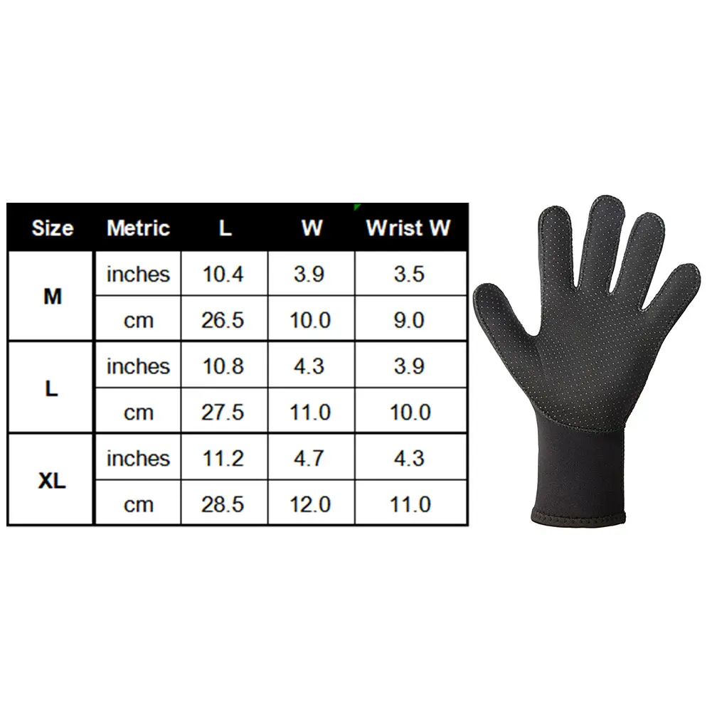 

1pair Men Women 3mm Neoprene Surfing Protective Outdoor Diving Gloves Swimming Water Sports Multifunctional Snorkeling Anti-slip