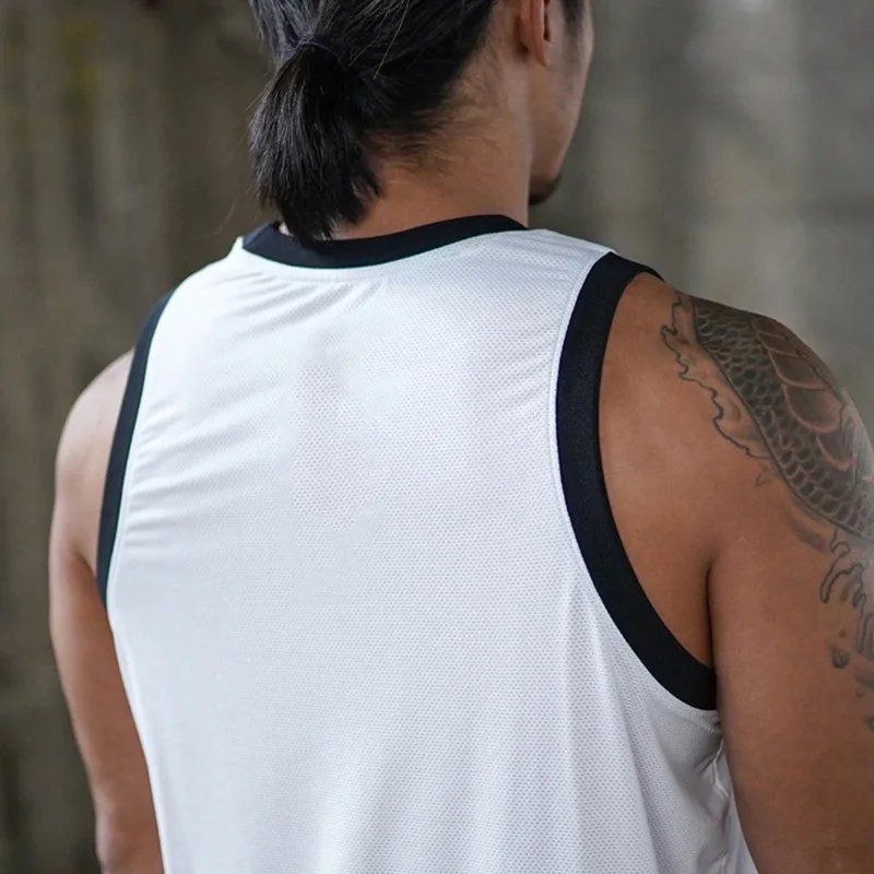 Мужские майки CYSINCOS компрессионные рубашки без рукавов для бега тренировок