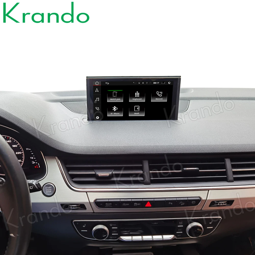

Krando Android 10.0 4+64 GB 9 inch Car Radio For Audi Q7 2016-2019 Multimedia Player GPS Car stereo with screen carplay WiFi
