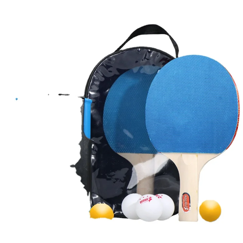 

Regail table tennis telescopic rack two racket six ball portable automatic table tennis racket telescopic rack set