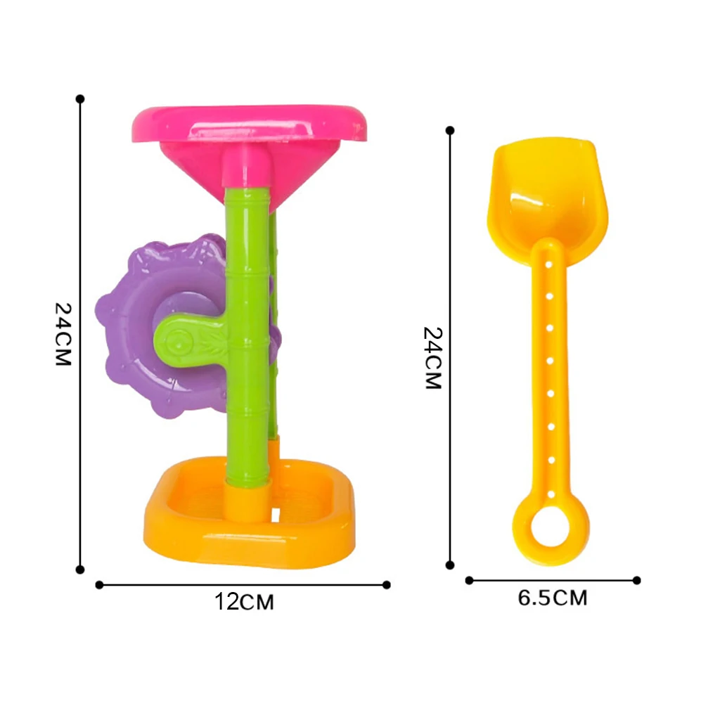 

7pcs Kids Beach Toys Set Sandbox Toys Sand Toys - Shovel, Rake, Sand Wheel