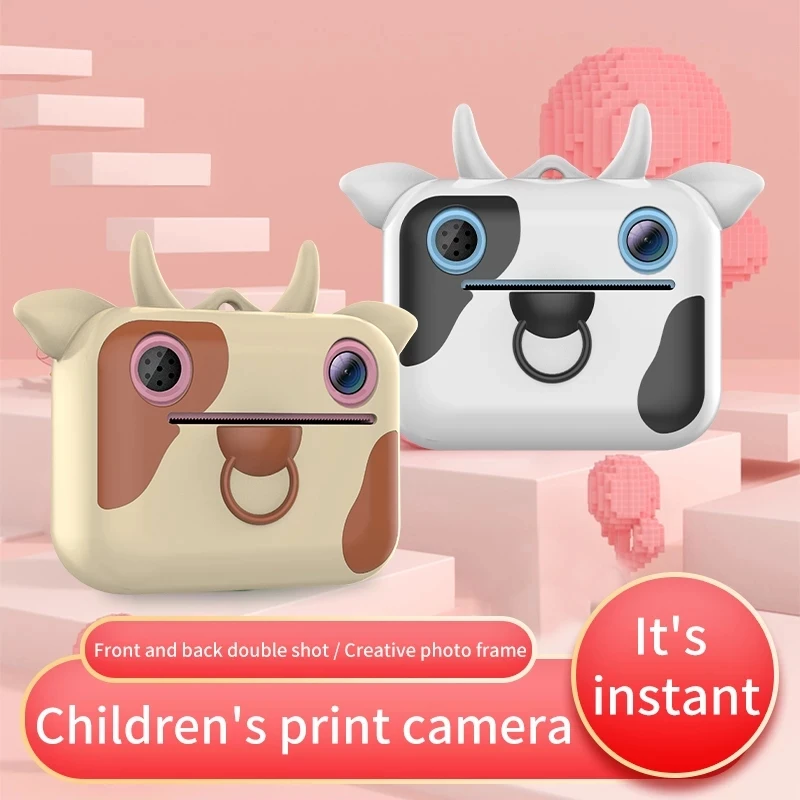 

Children Camera Instant Print Camera Thermal Papers Child Toy kid Camera 1080P HD Digital Camera For Birthday Gifts