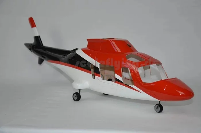 A109 450 Pre-Painted Glass Fiber Scale Fuselage For Size RC Model Helicopter | Игрушки и хобби