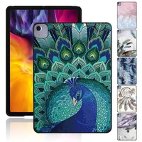 feather series pattern tablet case for apple ipad air 4 2020 10 9 inch durable plastic protective shell free stylus