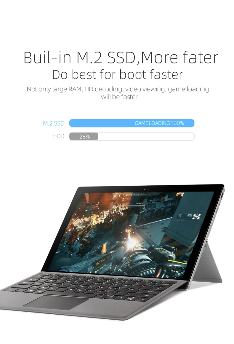 12,6 дюймов 2880*1920 Win10 VOYO Vbook i7 2 в 1 планшетный ПК Intel Двухъядерный 3865U 8G DDR 128/256G SSD Двойные камеры HDMI BT 4,0