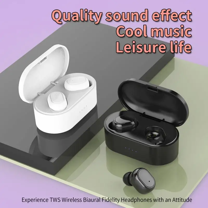 M2 TWS Bluetooth Earphone 5.0 True Wireless Headphones With Mic Handsfree Stereo Sound Universal Headset For iPhone Samsung r30 |