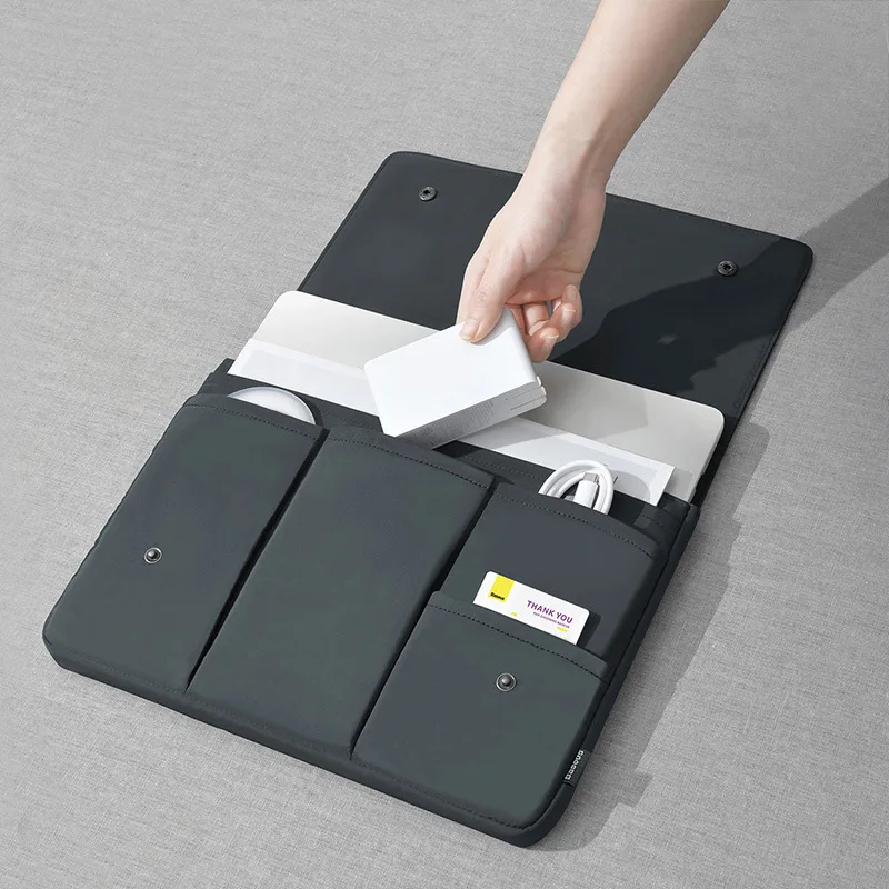 

2021 New Laptop Bag Case For Macbook Air Pro 13 14 15 16 Inch Sleeve Pouch For Mac Notebook iPad Xiaomi Tablet Cover Liner Bag
