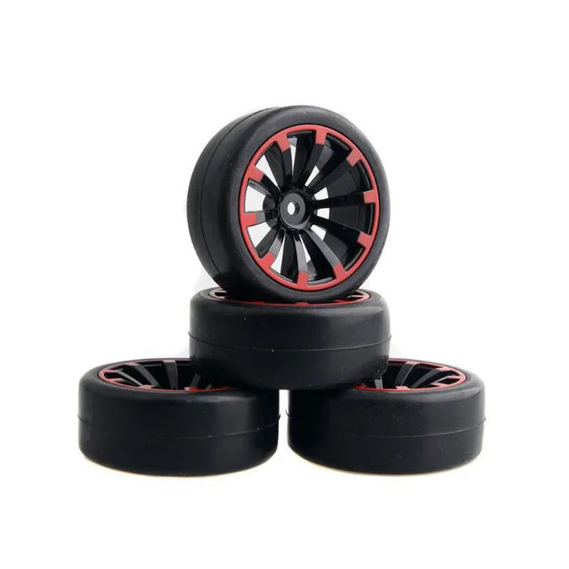 4 шт. 1/10 радиоуправляемые гоночные шины для дорог колесные 65 мм шестигранный