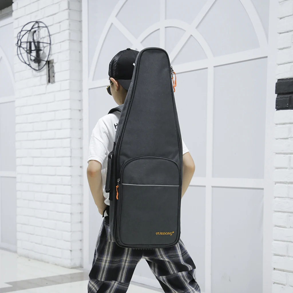

Bamboo Flute Bag Double Shoulder Backpack Soft Carring Case Hold 5 Flutes
