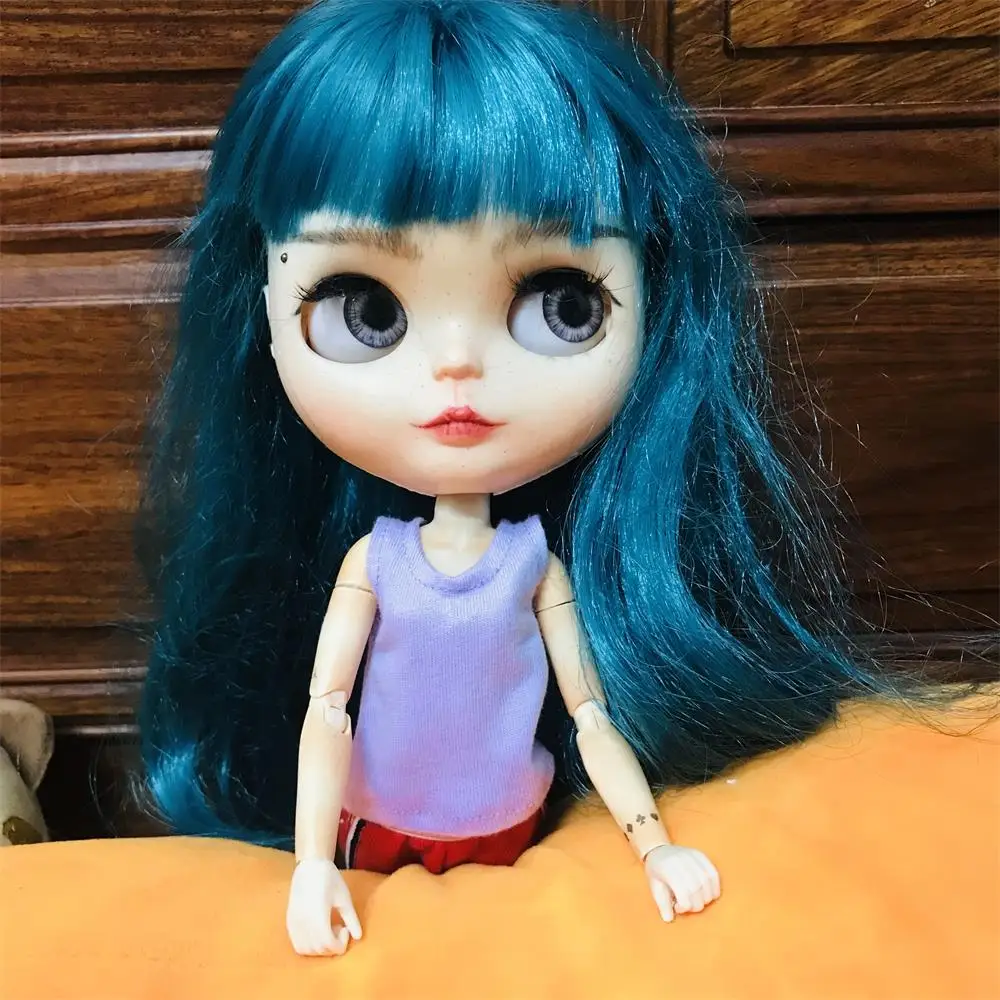 Фото Новинка 1 шт. одежда Blyth жилет милая Базовая рубашка для Blyth, Barbies, Momoko, Obistu, Licca , FR 1/6 аксессуары для кукол №5
