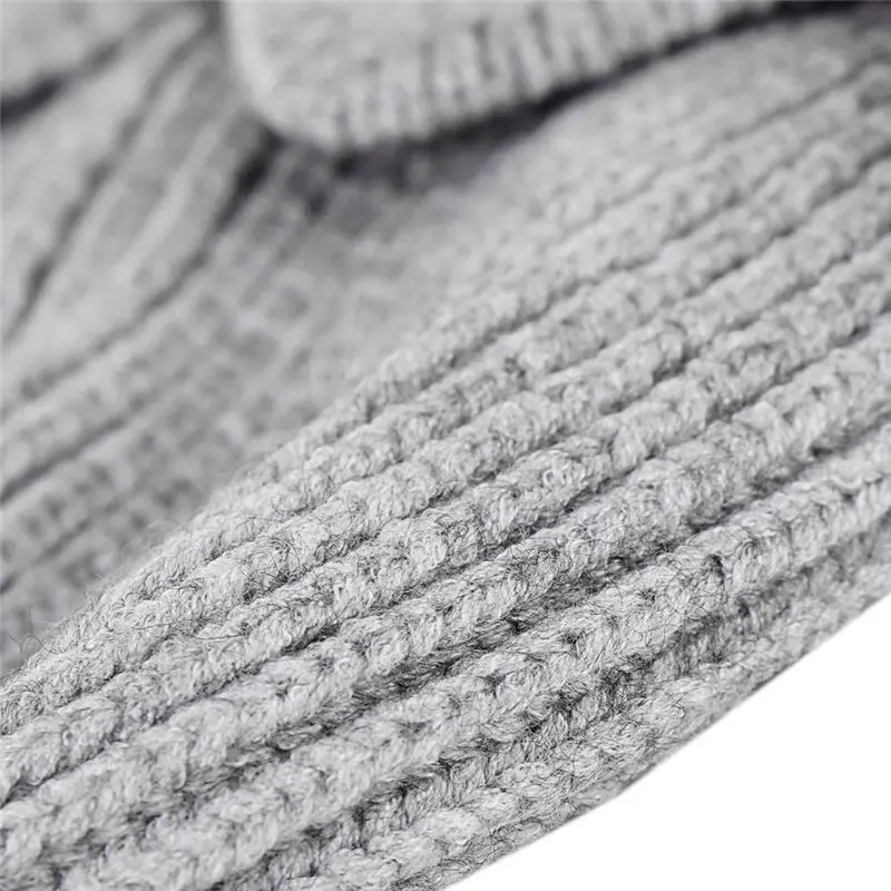 Новинка мужская женская короткая с манжетами вязаная шапка Ретро стиль темно