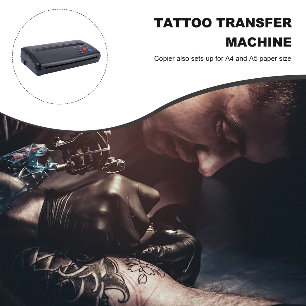 

Transfer Machine Stencil Transfer Copier Printerfor Temporary Tattoos with US Plug(Black)