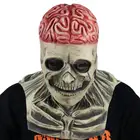 Маска для Хэллоуина со скелетом, страшная маска со злом для Хэллоуина, праздничное украшение для маскарада, Прямая поставка