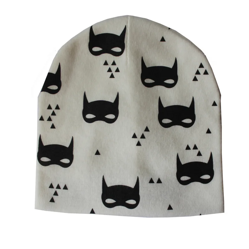

1pc Animal Print Baby Elastic Cartoon Cotton Caps