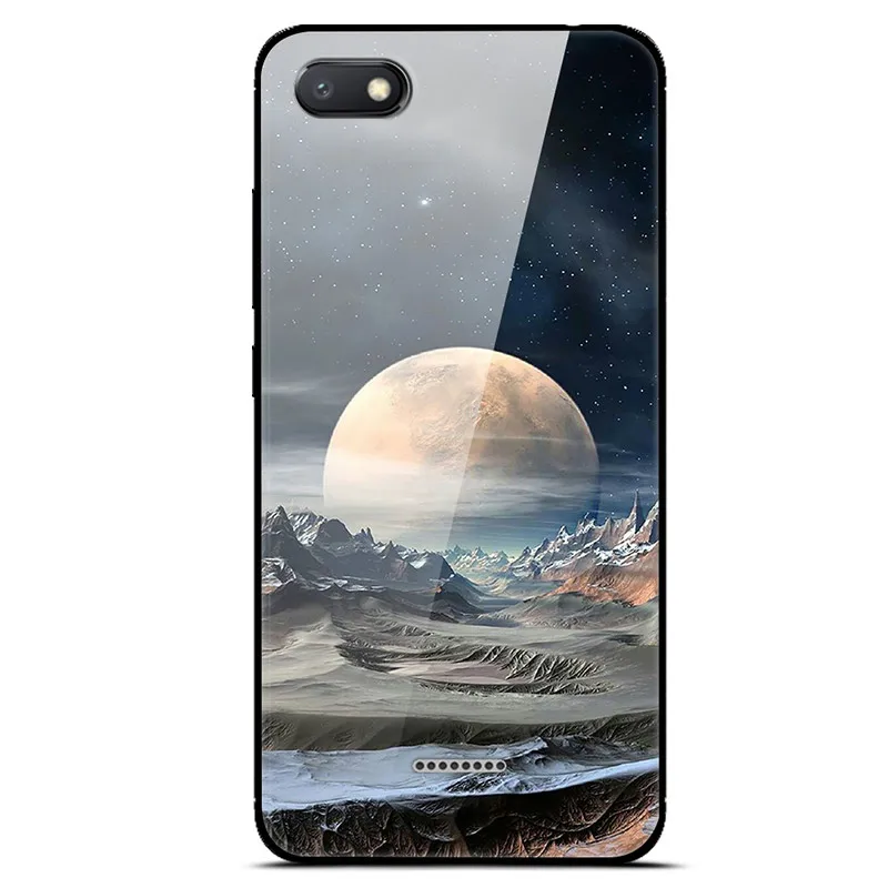 14 For Xiaomi Redmi 6A Case Cover Luxury Tempered Glass Case Phone Cover For Xiomi Redmi 6A 6 A A6 Phone Back Fundas Redmi 6A Case - Цвет: 14