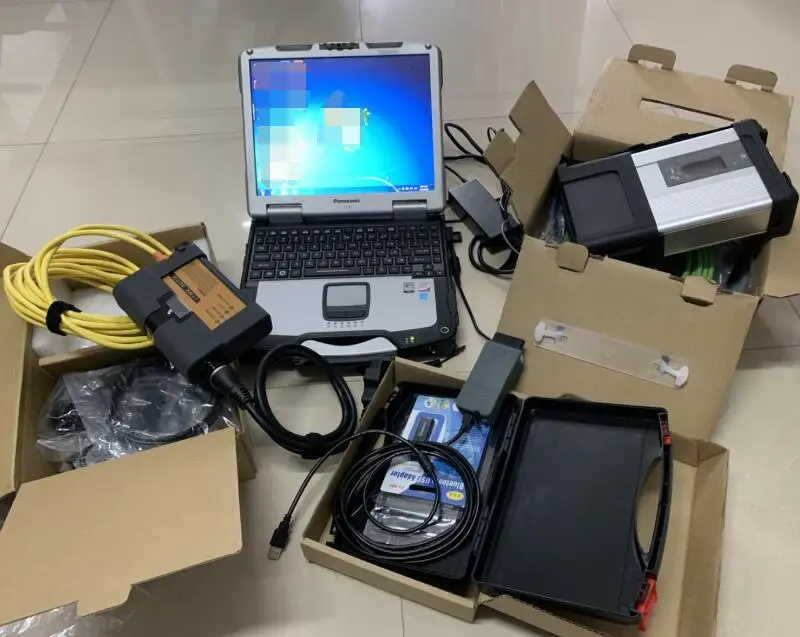 Супер 3 в 1 Mb Star c5 для Bmw Icom a2 v5054a диагностический инструмент ноутбука CF-30 Ram 4g ТБ