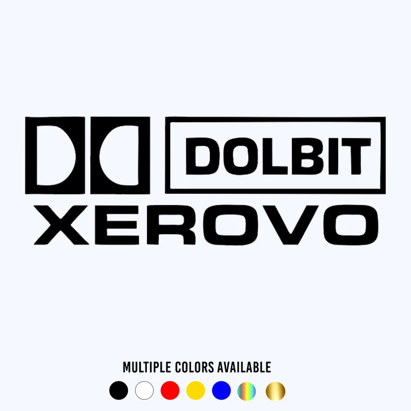 

CK20419# наклейки на авто Долбит xerovo водонепроницаемые наклейки на машину наклейка для авто автонаклейка стикер этикеты винила наклейки стайл...