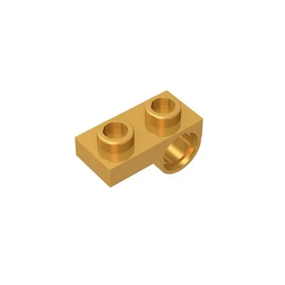 

Small particle scene building block moc-18677 1x2 bottom side with a hole plate children's assembled toy parts