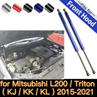 Стойки капота для 2015-2021 Mitsubishi L200 Triton Strada Fiat Fullback Ram 1200, передний подъемник капота, поддержка амортизатора