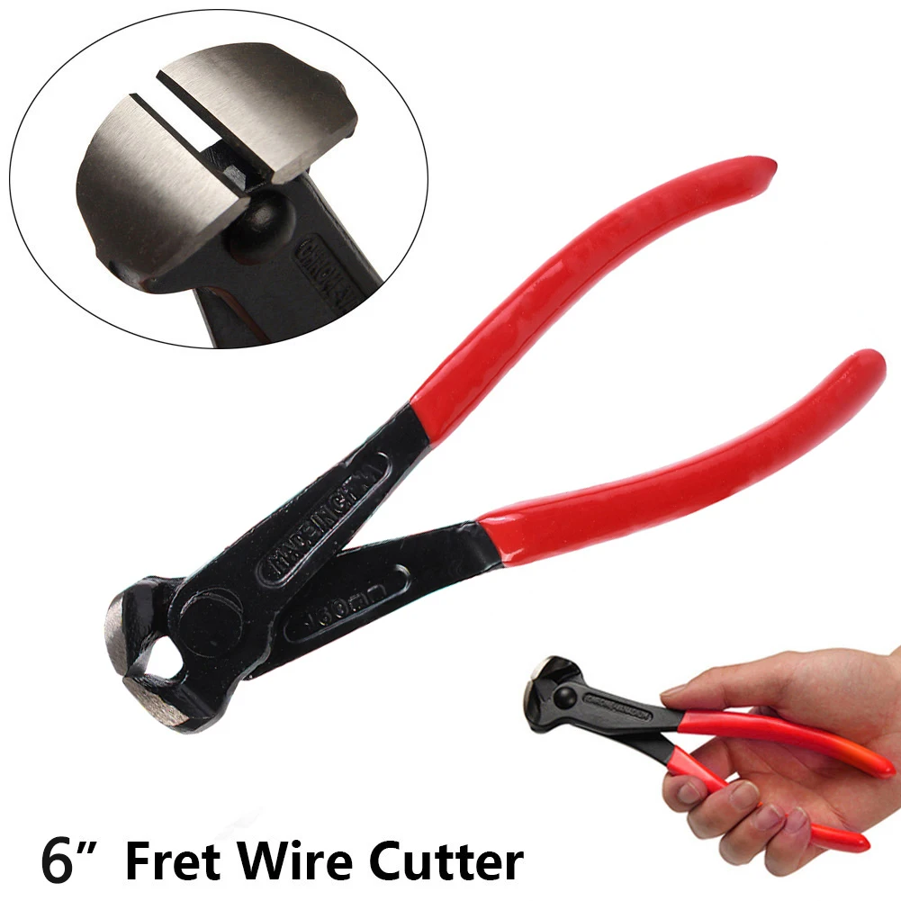 

Hot Sale Guitar Fret Wire End Cutter 7 inch Stainless Steel Guitar Fret Wire End Cutter String Scissor Luthier Tool