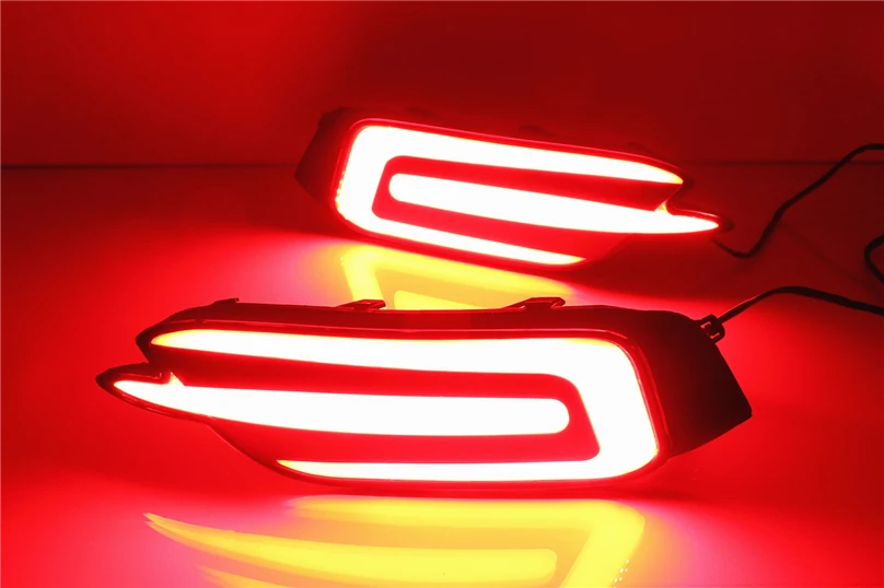 2 шт. автомобильные светодиодсветодиодный ламсветильник для заднего бампера Honda