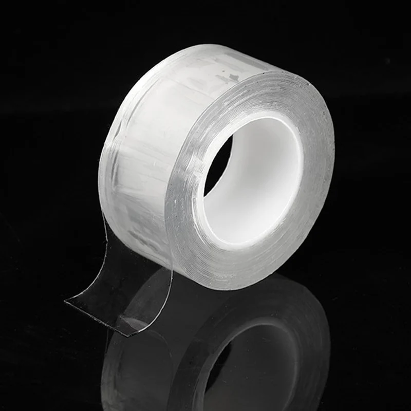 

1/2/3m Transparent Double Sided Tape Magic Nano Self-Adhesive Tape No Trace Reusable Tape Glue Sticker for Car Home Supplies