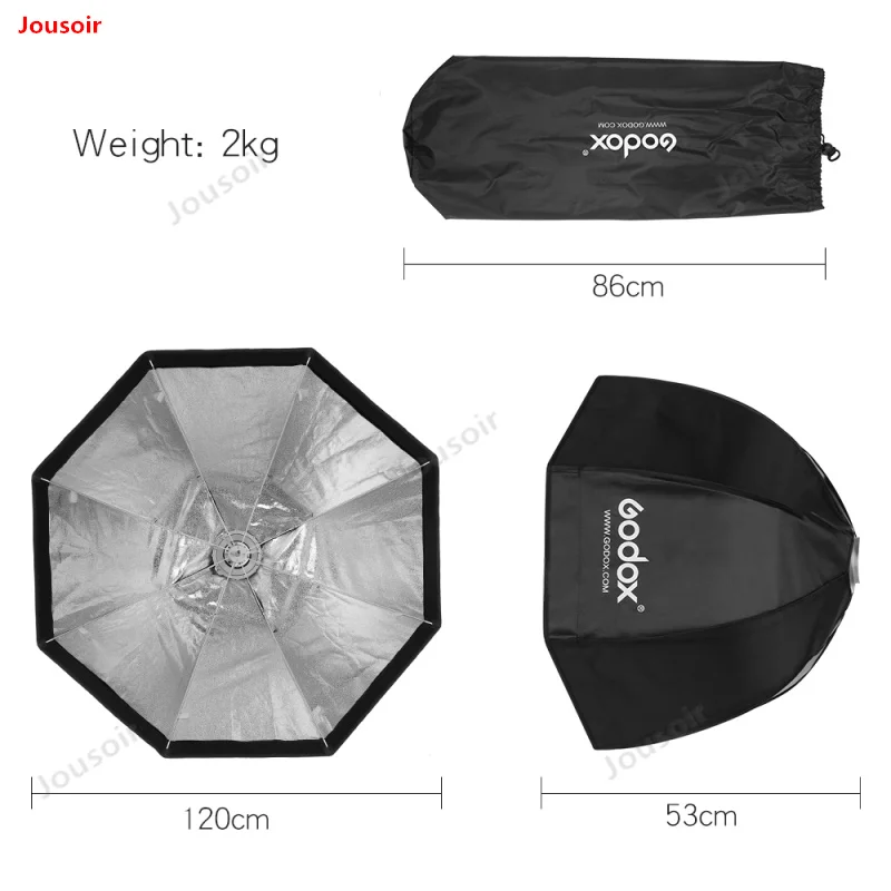 Godox 120 см портативный восьмиугольный зонтик софтбокс SB-UE 120 см 47in с креплением Bowens для Speedlite CD50 T03P