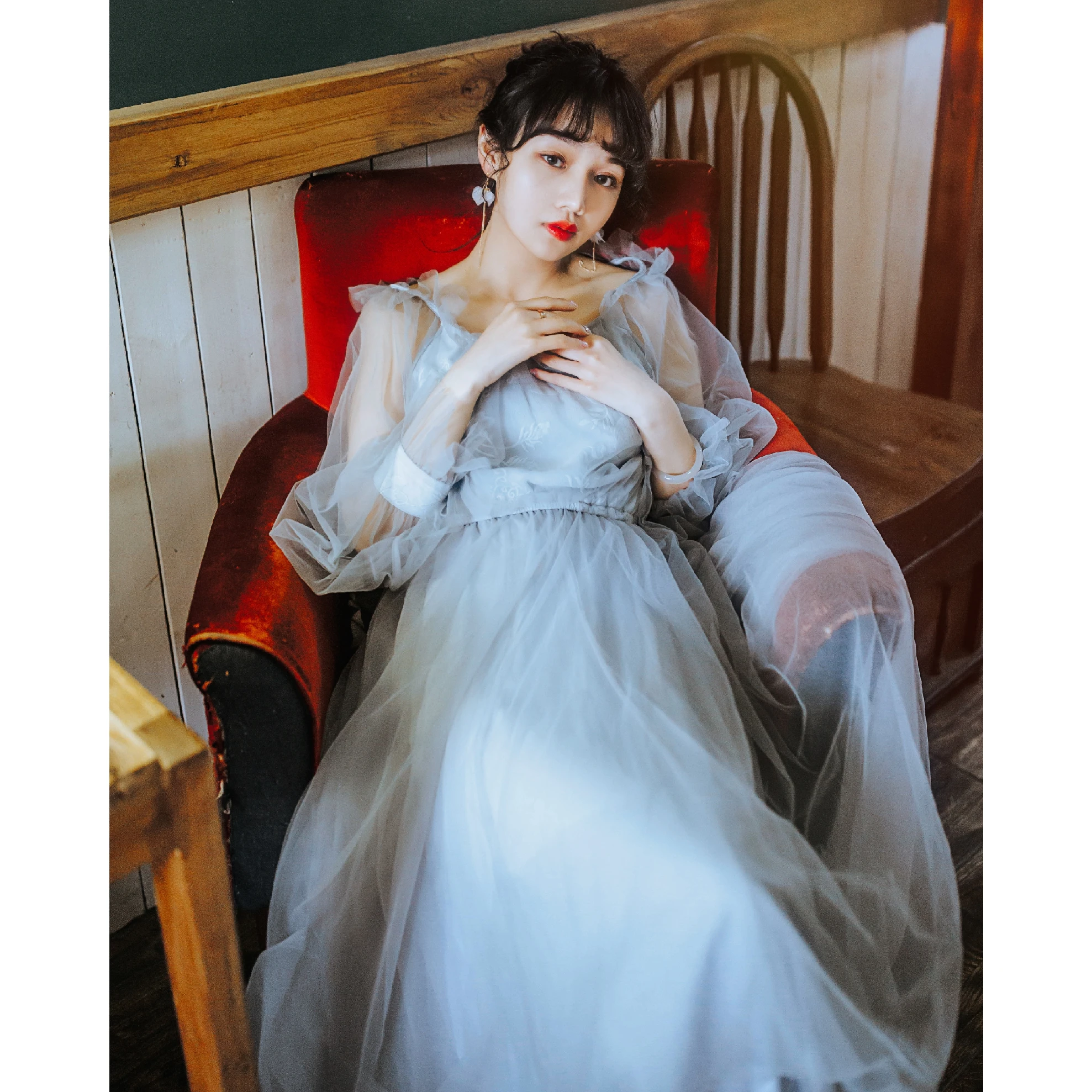 Женское Сетчатое кружевное платье с высокой талией YAMDI роскошные Подиумные