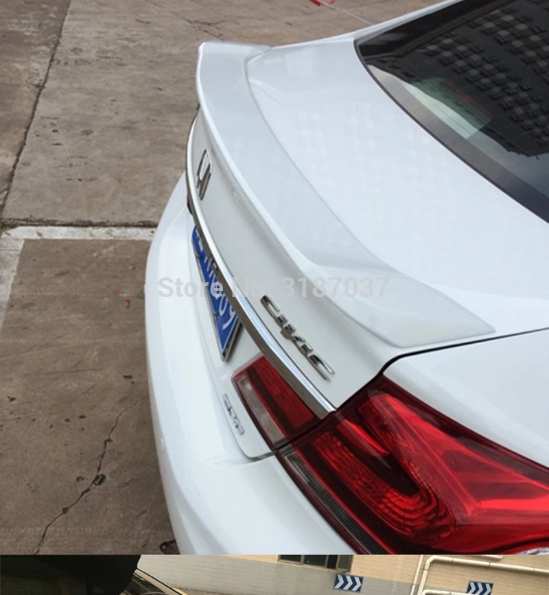 Спойлер для Honda Civic 2014-2015 Пластиковая Задняя Крышка багажника из АБС-пластика