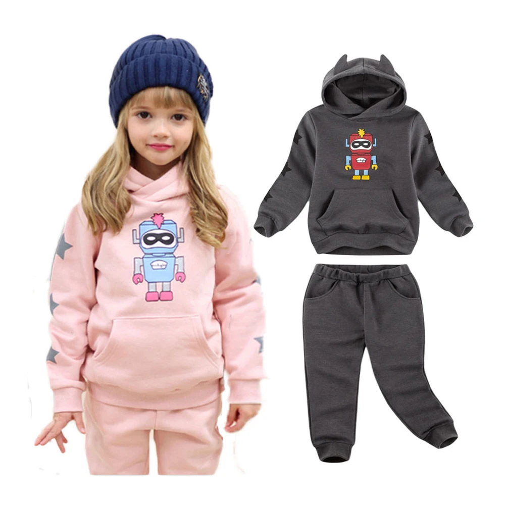 Детский Бархатный комплект одежды V TREE зимний спортивный костюм для девочек и