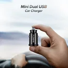 FLOVEME двойное автомобильное зарядное устройство USB для iPhone 11 Pro 3.1A Быстрая зарядка для Samsung S10 S8 S9 Универсальный мини автомобильный адаптер зарядного устройства для телефона