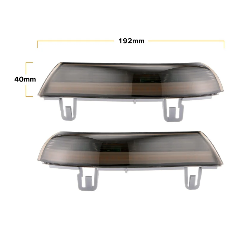 2x Динамический светодиодный поворотник светильник ковой зеркальный индикатор