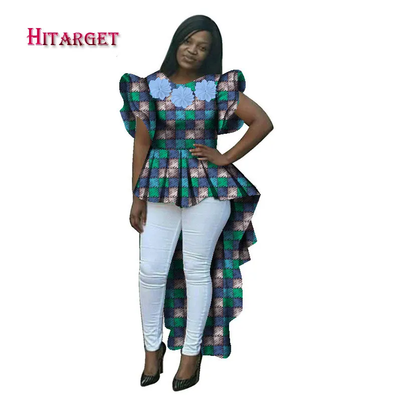 Дашики Африканский воск принт длинные платья для женщин большие размеры стиль