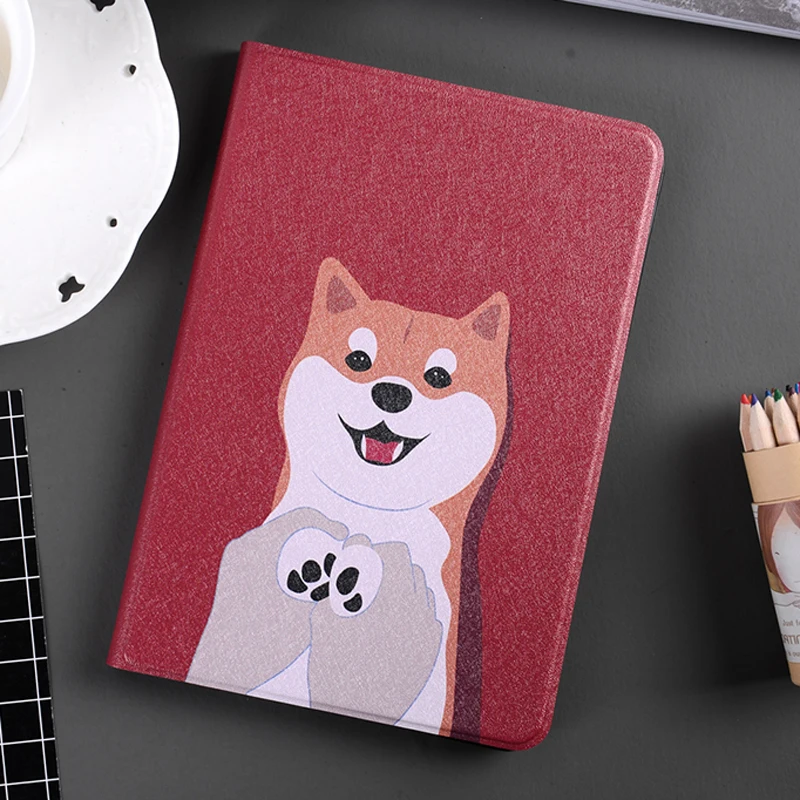 Милый чехол с рисунком Хаски для iPad Air 3 10 5 2019 2 кожаный откидной подставкой Mini 4 1 Air2