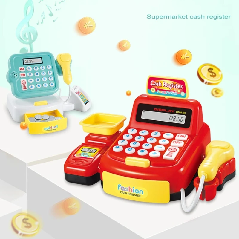 

Cash Register Toys Table Game for Kids Over 4 Year Old Interactive Kids Montessori Game Play Toys Meaningful Table Games