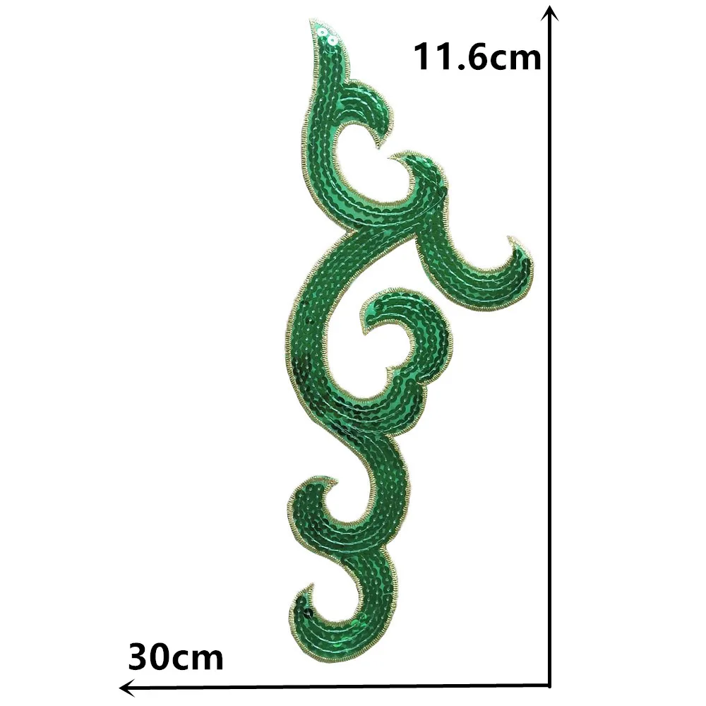 New Arrive Embroidery Stickers Iron on Patch Clothing Stripe Decor Colorful Sequins DIY Badges Accessories | Дом и сад